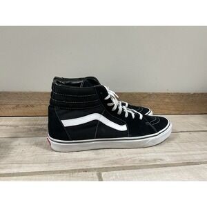 VANS SK8-HI LACE SHOES BLACK/BLACK/WHITE VN000D5IB8C SIZE MENS 16